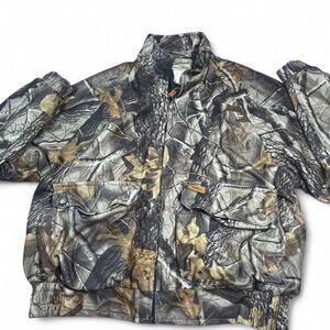 Vintage Woolrich Wool Camouflage Hunting Coat Real Tree outdoor Jacket M